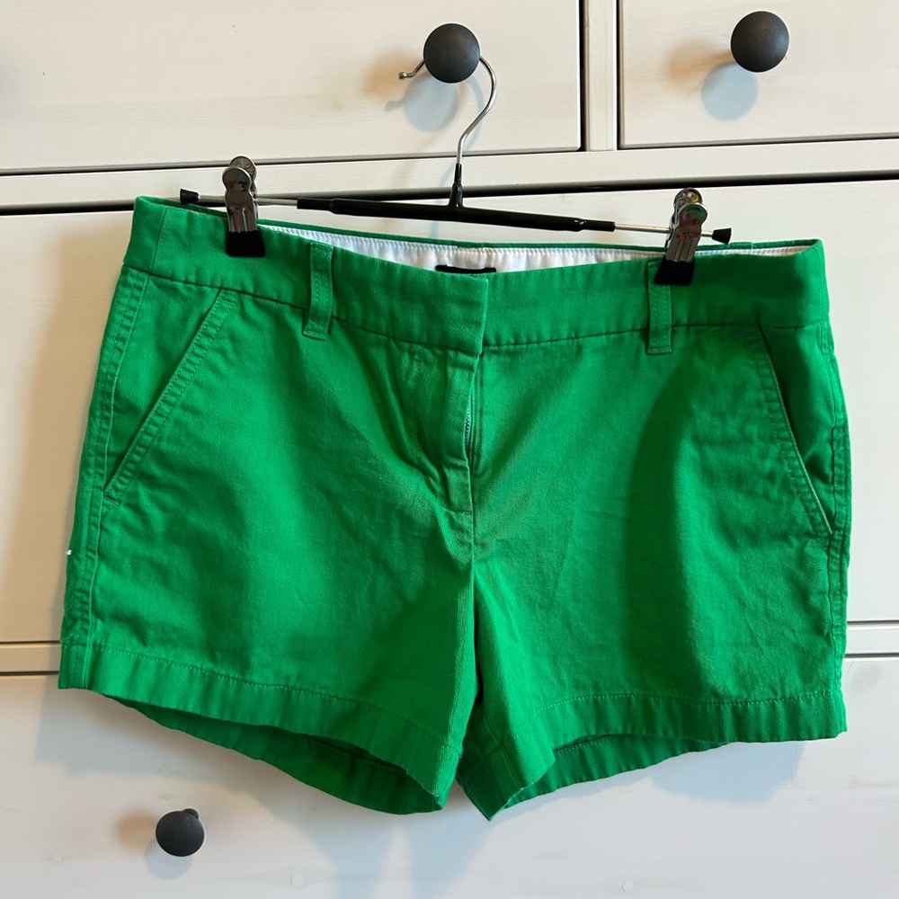 J. Crew Green Shorts Chino Style